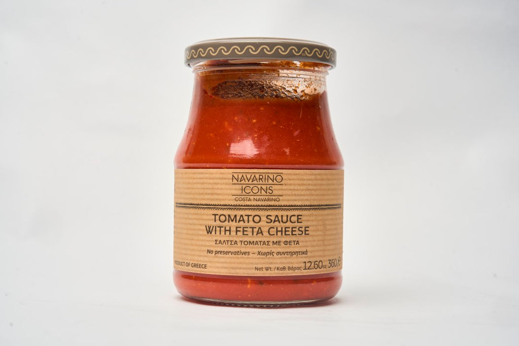 Tomato Sauce With Feta Cheese