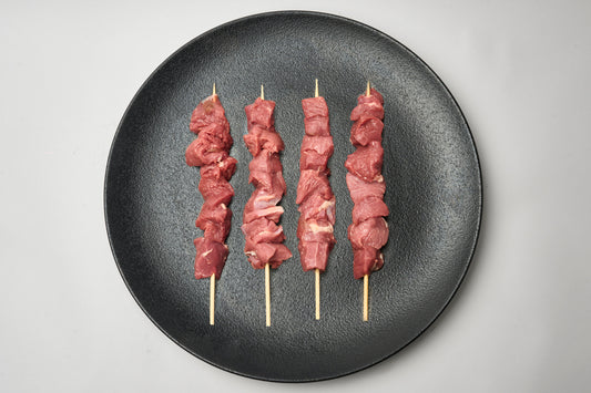 Grassfed lamb souvlaki