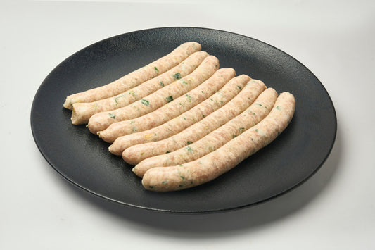 Chicken sausages with leek & coriander 500g