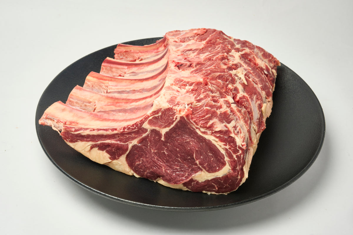 3 Rack Beef Ribeye Grassfed beef rib eye roast - Dulwich Hill Gourmet Meats